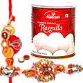 Haldirams Rasgulla with Rakhis, Roli Tikka