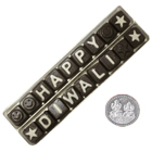 Happy Diwali Homemade Assorted Chocolates Gift Pack with free silver plated coin.