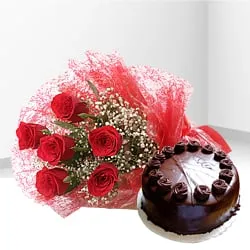 Fragrant the Pinnacle of Beauty Floral N Cake Selection