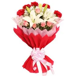 Order Online Bouquet of Appealing Flowers