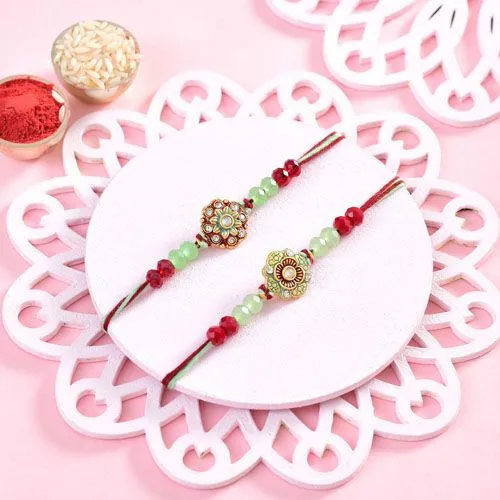 Splendid Duo Rakhi Set