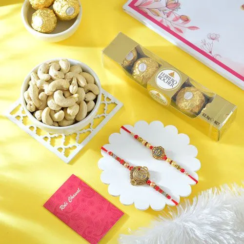 Elegant Punjabi Rakhi Gift Set