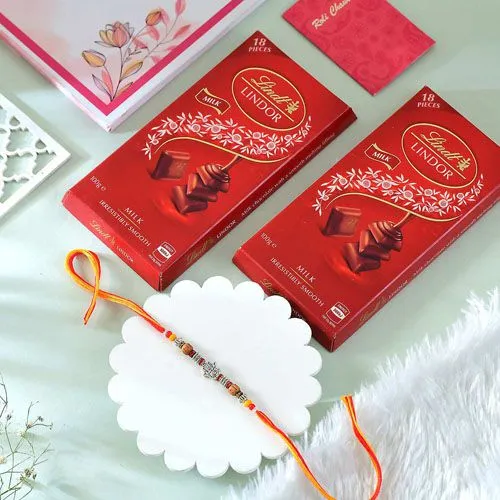 Hamsa Rakhi with Gourmet Chocolates