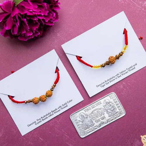 Divine Prosperity Rakhi Set