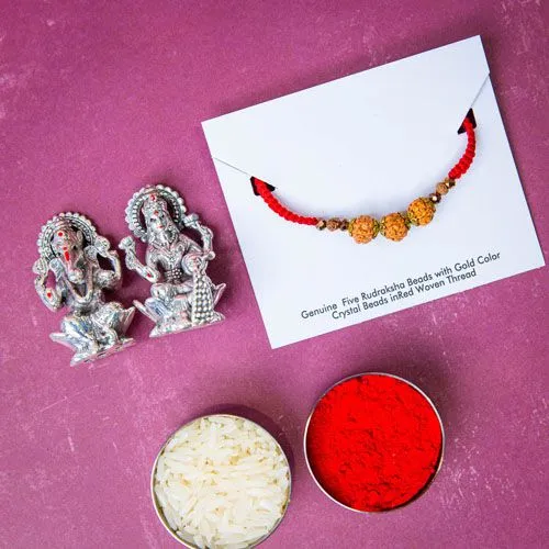 Divine Prosperity Rakhi Set