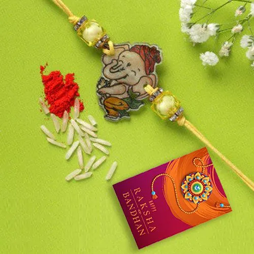 Playful Ganesh Rakhi Gift