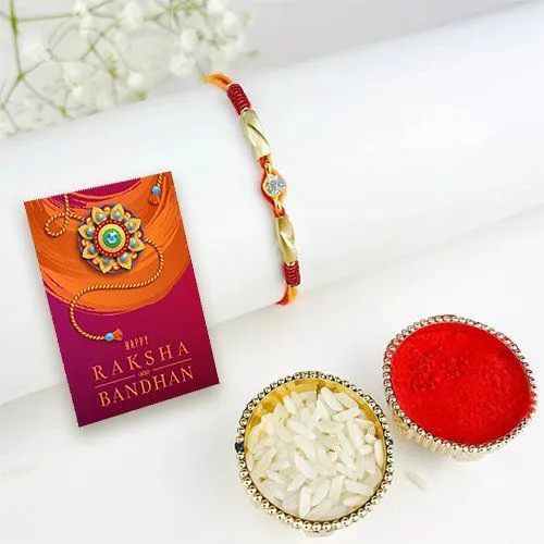 Elegant Mauli Rakhi for Sibling Love