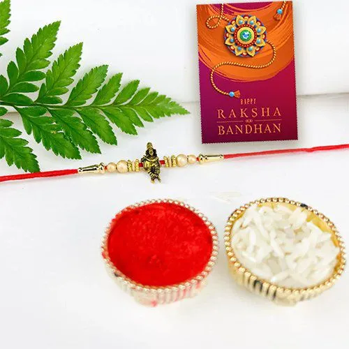 Joyful Krishna Rakhi Bundle