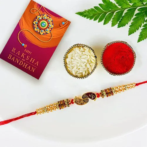 Designer Swastik Rakhi