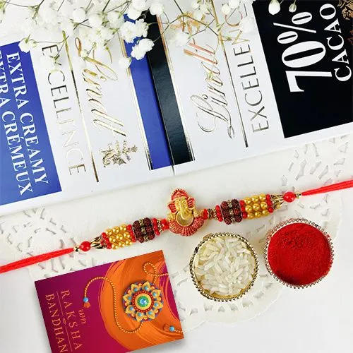 Divine Rakhi with Lindt Chocolates