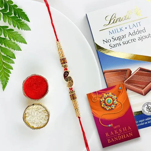 Rakhi Joy with Lindt Chocolate Treat