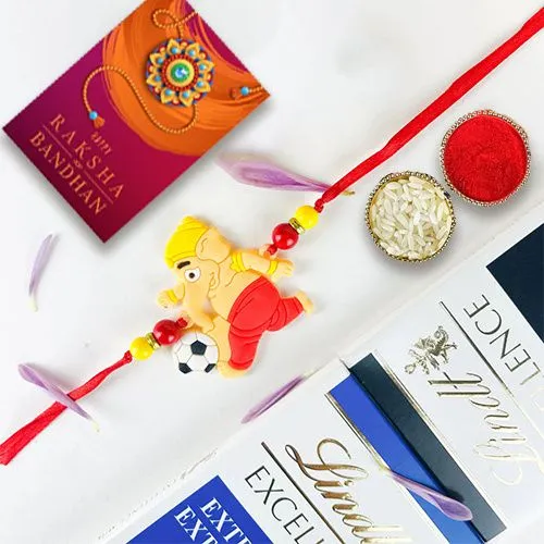 Bal Ganesh Rakhi Delight with Chocolates