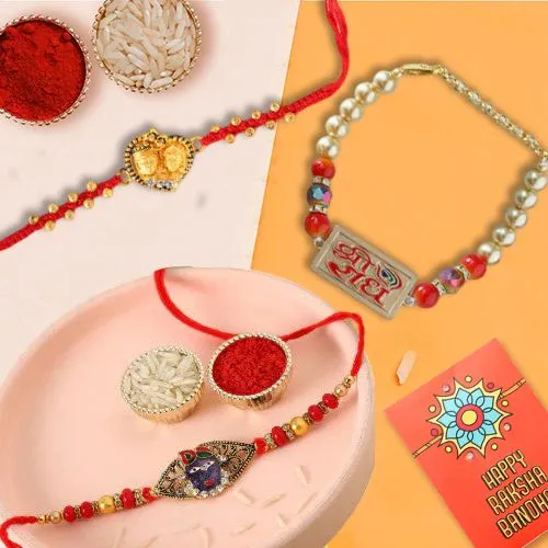 Divine Rakhi Trio