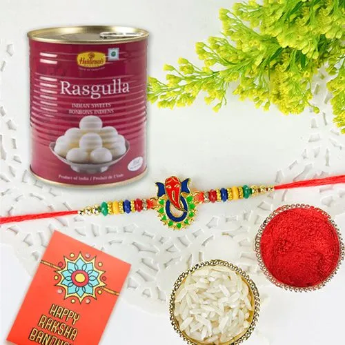 Ganesh Rakhi & Sweet Treats