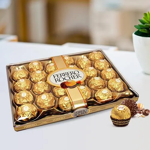 Book Online 24 pc Ferrero Rocher Chocolates Box