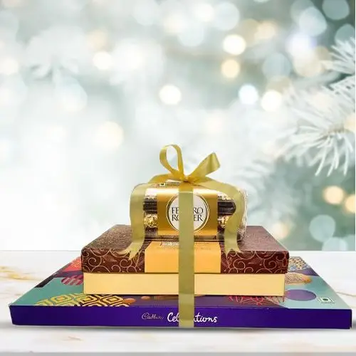 Delightful Choco Nutty Tower Gift