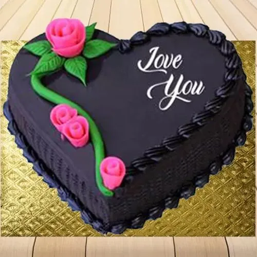 Passionate Heart Cake