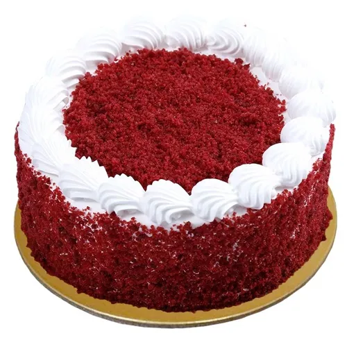 Delicious Red Velvet Eggless Cake