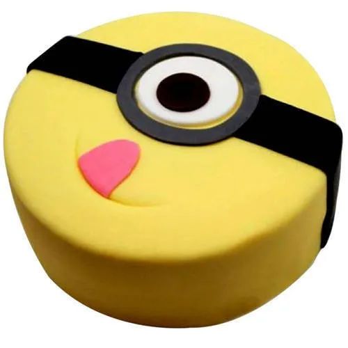 Gift Minions Fondent Cake for Kids