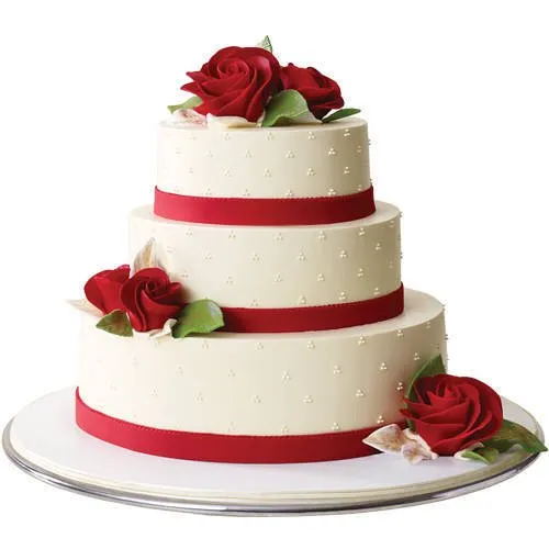 Delicious 3 Tier Wedding Cake