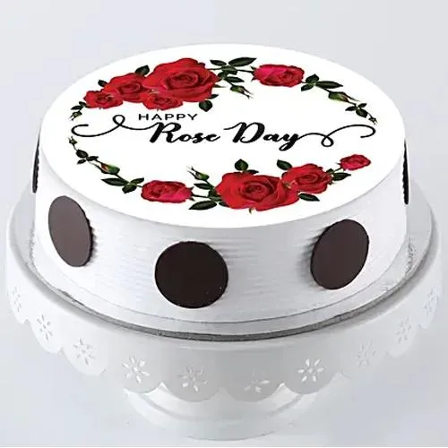 Cake with Red Roses Online | Best Combo Offer | YummyCake