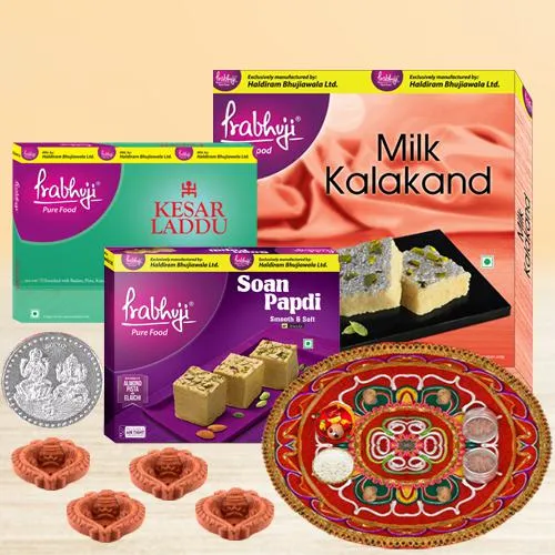 Exclusive Token of Haldiram Sweets with Diya N Devotional Coin