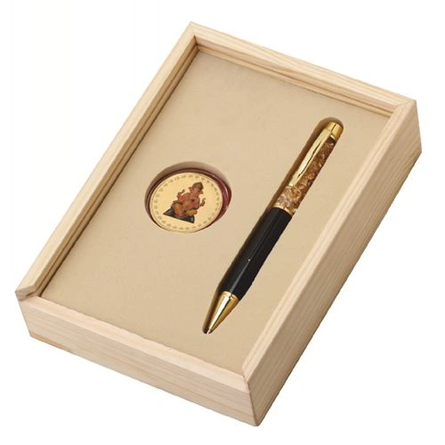 Elegant Pen with Ganesh Ji Coin