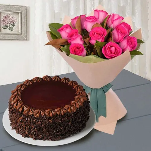 Blooms and Chocolate Bliss