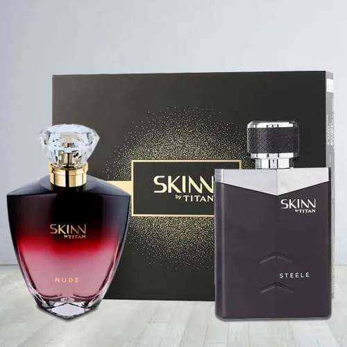 Wonderful Titan Skinn Nude and Steele Fragrances Pair