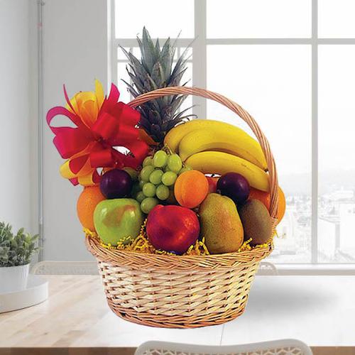 Fresh Fruit Basket to India Gift Basket 2019 Cheap Delivery in India