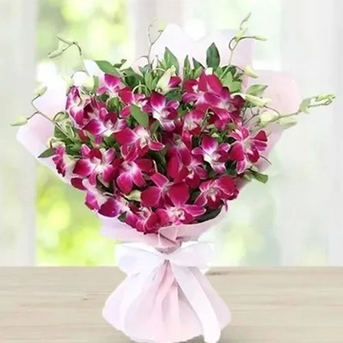 Exquisite Orchid Bouquet: A Gift of Elegance