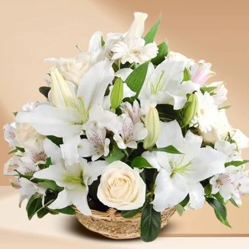 Elegant Blossom Basket