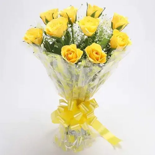 Wonderful Bouquet of Yellow Roses