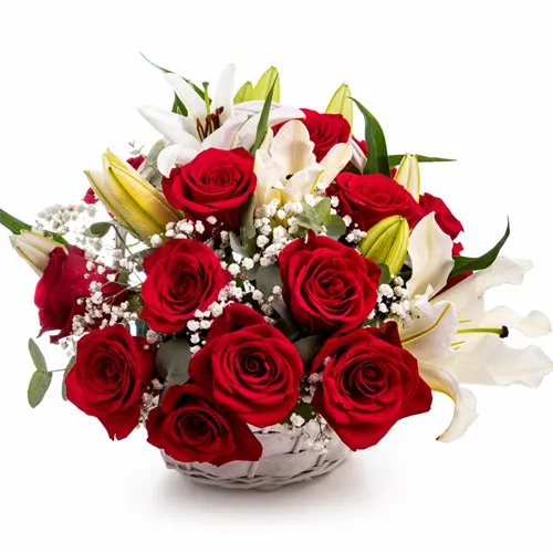 Wonderful Basket of Beautiful Flowers
