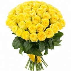 Order Online Bouquet of Yellow Roes