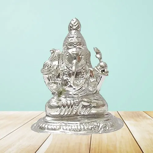 Wondeful Silver Ganesh Idol