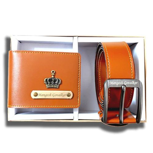 Timeless Personalised Wallet & Belt Combo