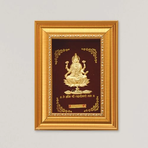 Divine Gold Laxmi Frame