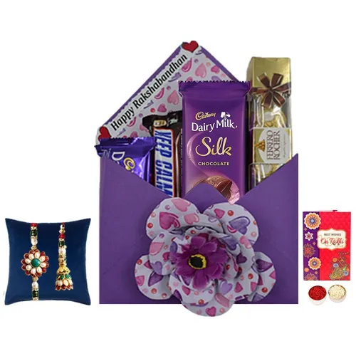 Personalized Rakhi Envelope of Choco Gift Galore