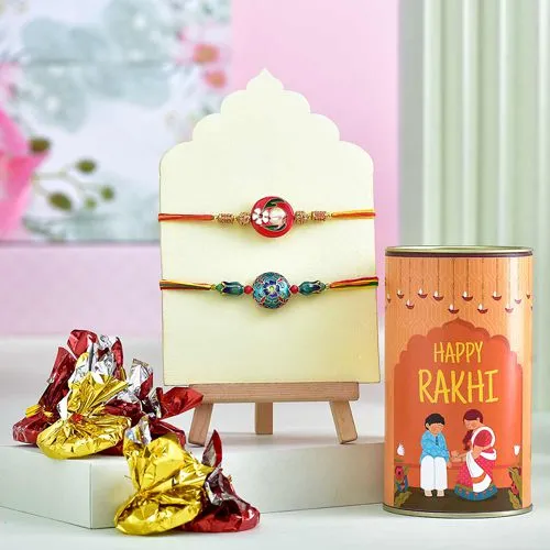 Rakhi Duo N Chocolate Bliss