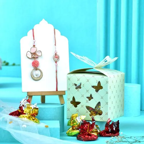 Premium Rakhi Set with Handmade Chocolates