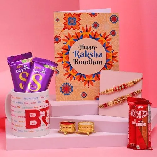 Quirky Rakhi Gift Set