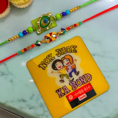 Elegant Rakhi & Song Magnet