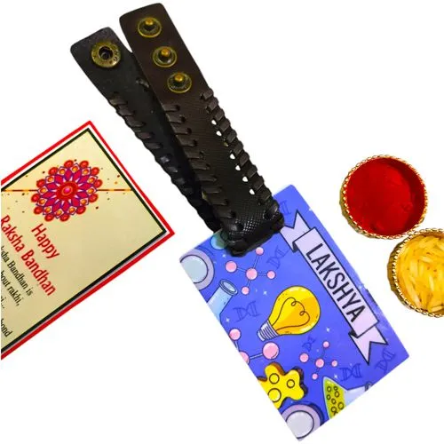 Name Tag Rakhi Combo