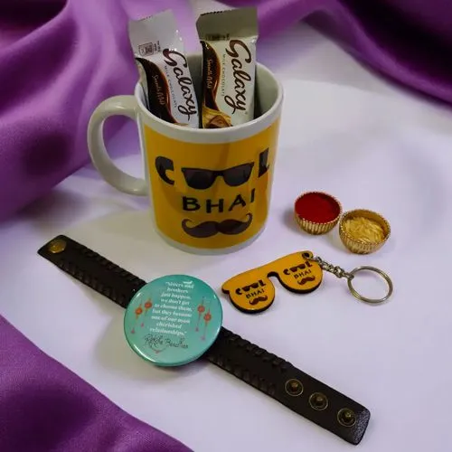 Cool Bhai Rakhi Chocolate Gift Set