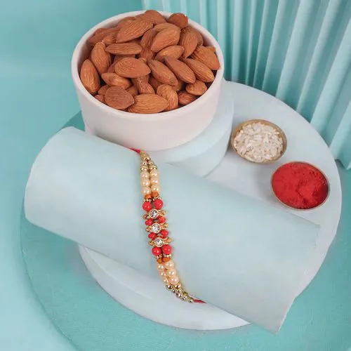 Elegant Rakhi with Almonds