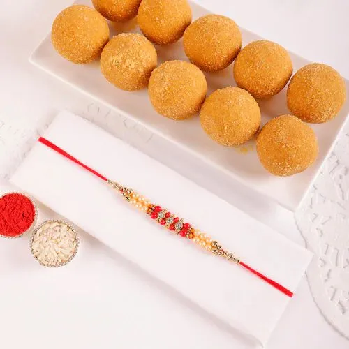 Ladoo and Rakhi Combo Gifts