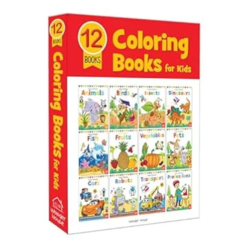 Coloring Books Box Set of 12 - Buy & Send