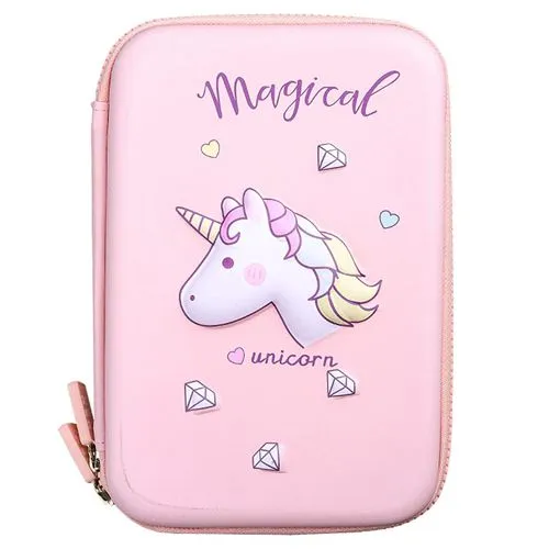 3D Unicorn Pencil Case - Perfect Gift