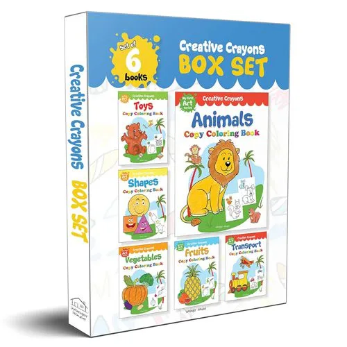 Colouring Books Super Boxset of 6 - Buy & Send